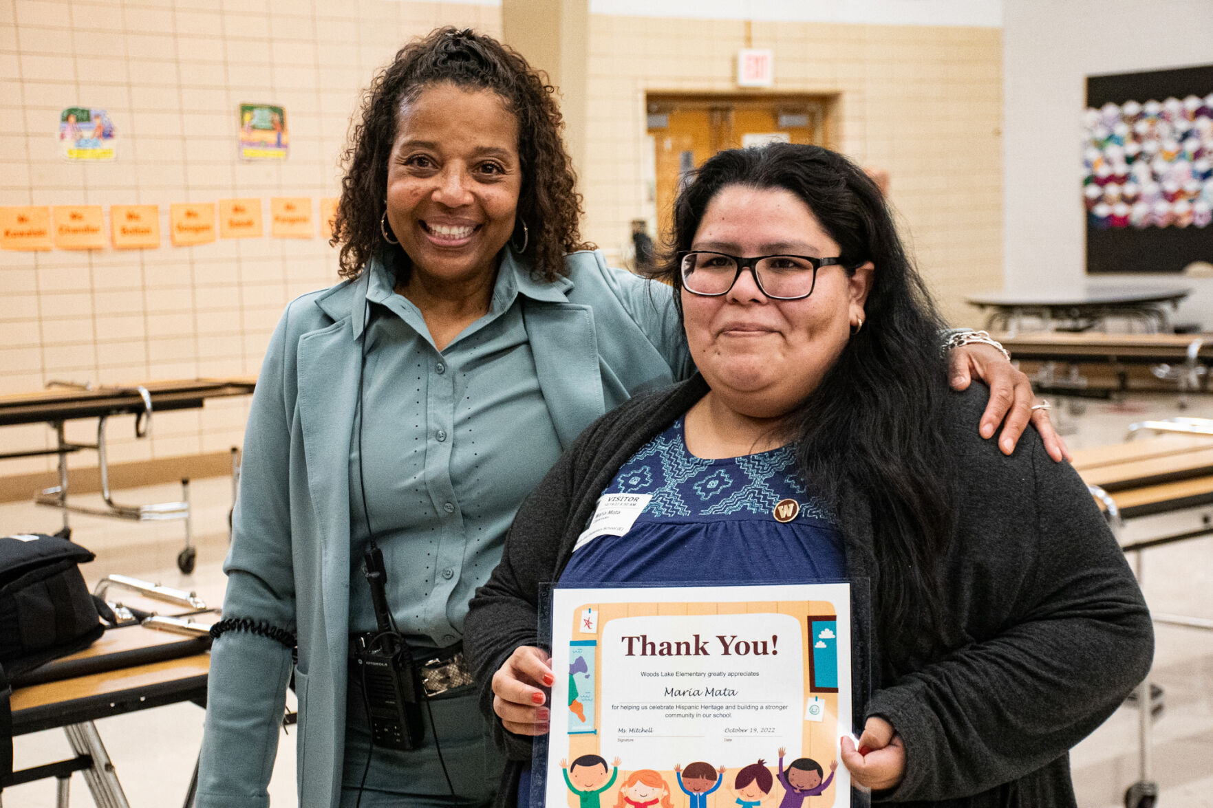 Coordinators of UNIDOS event pose together